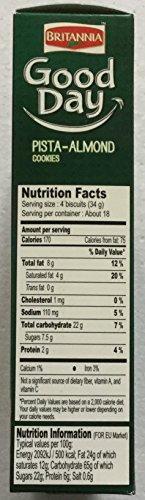 Britannia Good Day Pista Almond Cookies Family Pack 21.2 Oz
