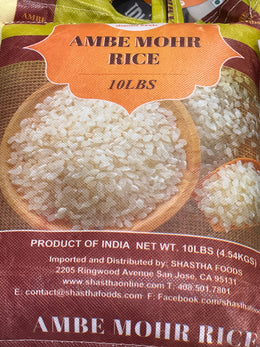 Shastha Foods Ambe Mohr Rice 10 Lb