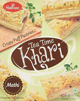 Haldiram S Tea Time Khari Mild Methi 400 G (14.12 Oz)