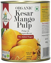 24 Mantra Organic Kesar Mango Pulp 30 Oz