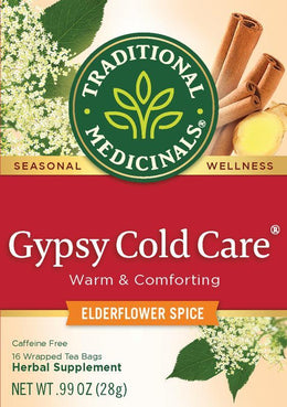 Gypsy Cold Care Tea 16 Bags By Traditional Medicinals Teas