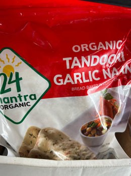 Organic 24 Mantra Garlic Naan 5 Pc