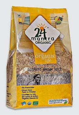 24 Mantra Organic Brown Basmati Rice 2Lb