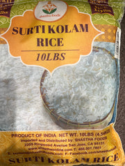 Shastha Foods Surti Kolam Rice 10 Lb