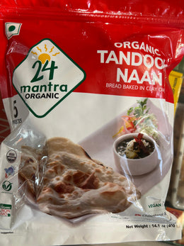 24 Mantra Organic Tandoori Naan 5 Pc