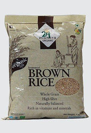 24 Mantra Organic Brown Sonamasoori Rice 2.2Lb