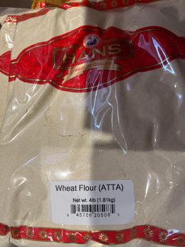 Hans Wheat Aata 4 Lb