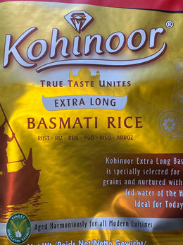 Kohinoor Basmati Extra Long Grain Rice 10 Lb