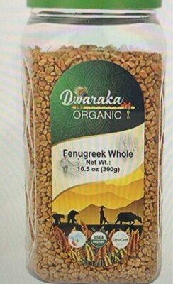 Dwaraka Organic Fenugreek Whole 7 Oz