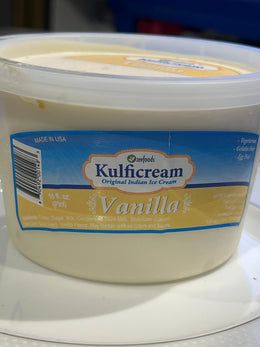 Zeefoods Vanilla Indian Ice Cream 16 Oz