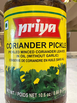 Priya Coriander Pickle 300 G