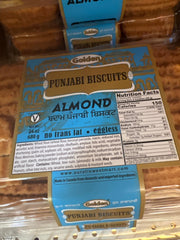 Golden Punjabi Biscuit Almond 680 G