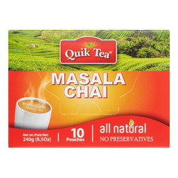Quiktea Masala Chai Latte 10 Count