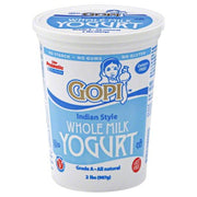 Gopi Indian Style Whole Milk Yogurt 2Lb