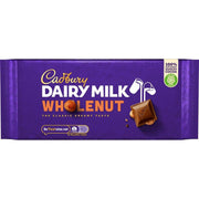 Dairy Milk Whole Nut Chocolate Bar 180 G Box Of 14