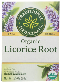 Organic Licorice Root Tea 16 Bags By Traditional Medicinals Teas