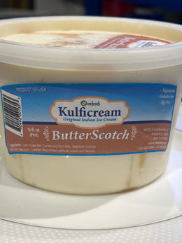 Zeefoods Butterscotch Indian Ice Cream 16 Oz