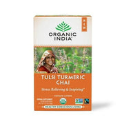 Organic India Tulsi Turmeric Chai 18 Infusion Bags 1.27 Oz (36 G)