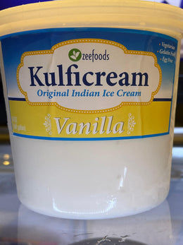 Zeefoods Vanilla Indian Ice Cream 64 Oz