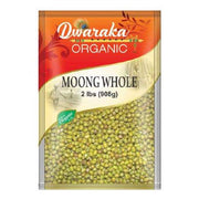 Dwaraka Organic Whole Green Moong 4 Lb