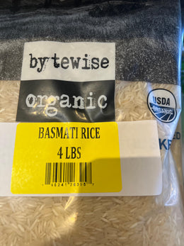 Bytewise Organic Basmati Rice 4 Lb