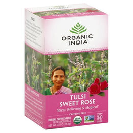 Organic India Tulsi Sweet Rose Tea 18 Bags