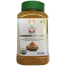 24 Mantra Organic Turmeric Powder Jar 11 Oz