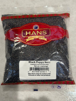 Hans Black Poppy Seed 7 Oz